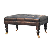 Buffalo - Ottoman With Castor Legs - R&R Furniture Gallery (Fountain Valley, CA)