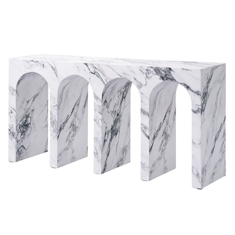 Fritzy - Console Table - Engineered Stone - R&R Furniture Gallery (Fountain Valley, CA)