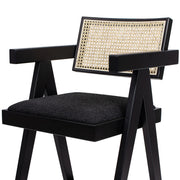 Milan - Modern Webbing Back Stool With Arms (Set of 3) - R&R Furniture Gallery (Fountain Valley, CA)