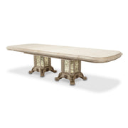 Platine de Royale - Rectangular Dining Table - Champagne - R&R Furniture Gallery (Fountain Valley, CA)