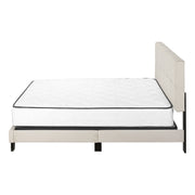 Queen Size Bed, Upholstered, Transitional - Beige - R&R Furniture Gallery (Fountain Valley, CA)