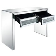 Noralie - Console Table Faux Diamonds - Mirrored - R&R Furniture Gallery (Fountain Valley, CA)