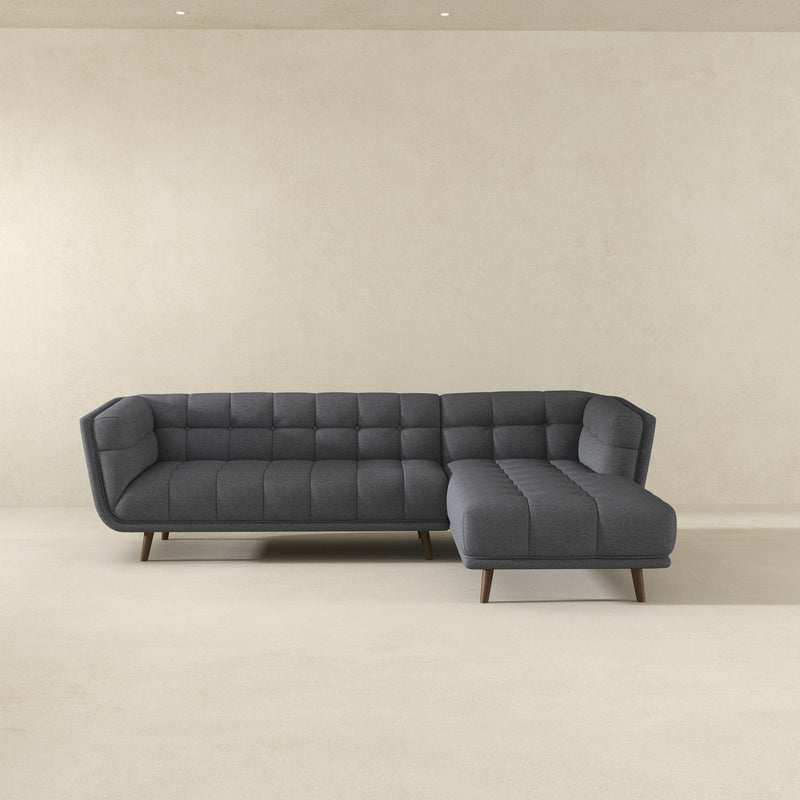 Addison - L Shape Sectional Sofa Tufted - R&R Furniture Gallery (Fountain Valley, CA)