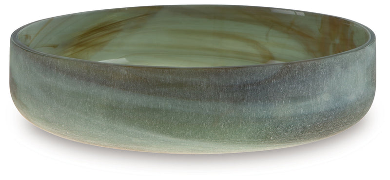 Bannington - Bowl - Sage Green - R&R Furniture Gallery (Fountain Valley, CA)