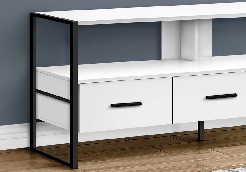 TV Stand, Console, Media Entertainment Center, Storage Drawers, Modern - R&R Furniture Gallery (Fountain Valley, CA)