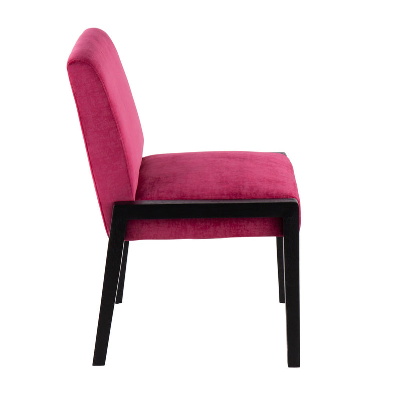 Pair of Lumi Source Carmen contemporary elegant design chairs in a set, featuring sleek modern style and stylish upholstery.