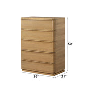 Zoey - Chest - Oak - R&R Furniture Gallery (Fountain Valley, CA)