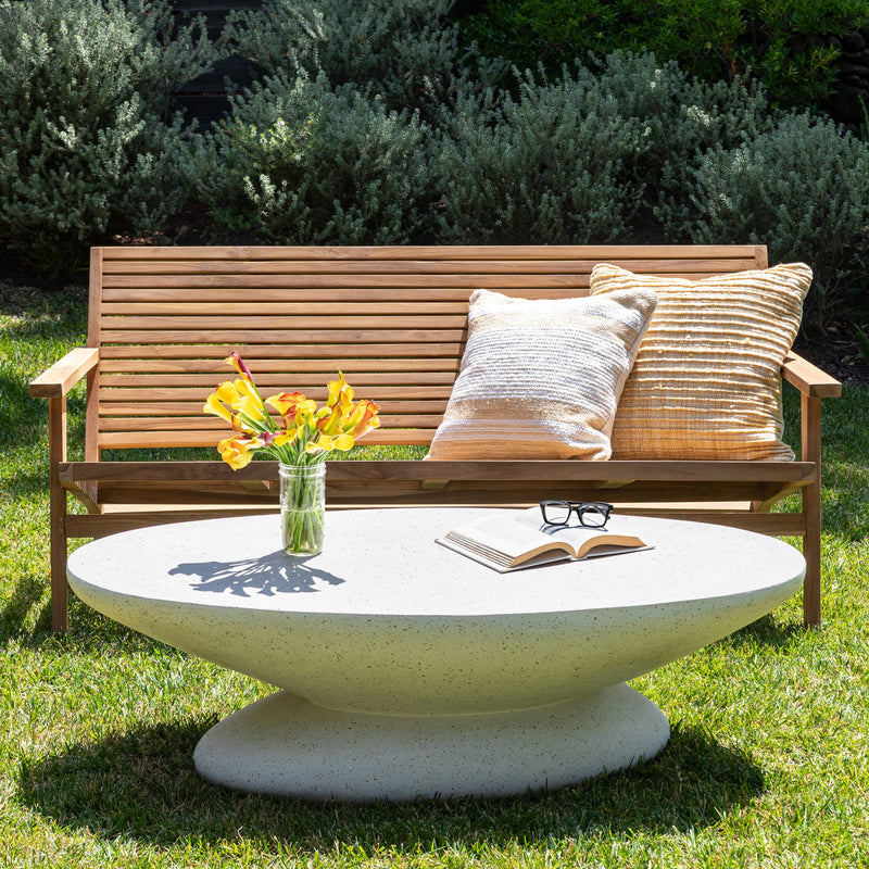Jaela - Outdoor Coffee Table - Ivory