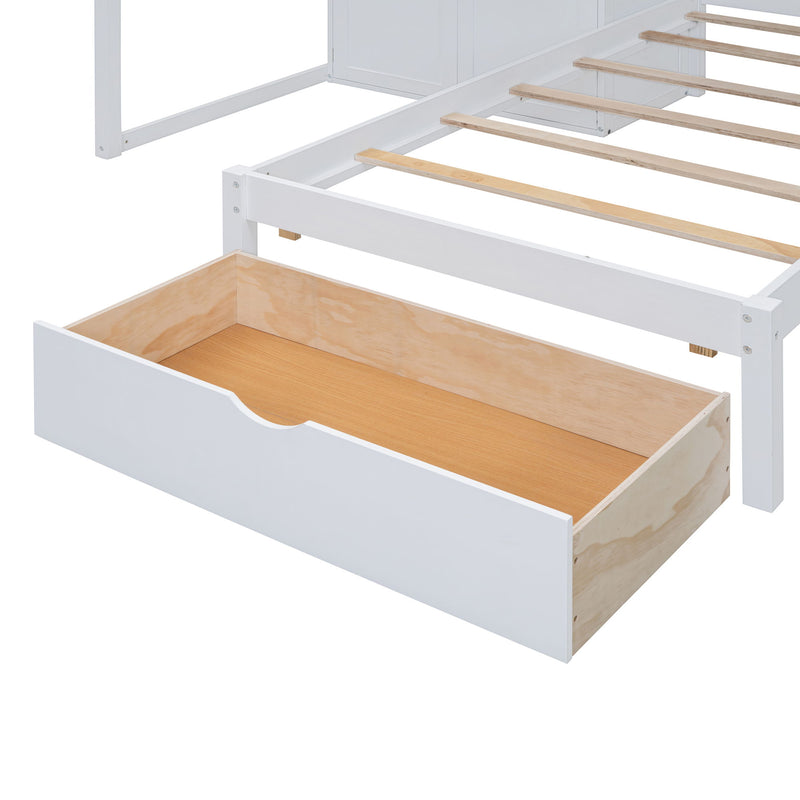 Bunk Bed With Wardrobe, Drawers - R&R Furniture Gallery (Fountain Valley, CA)