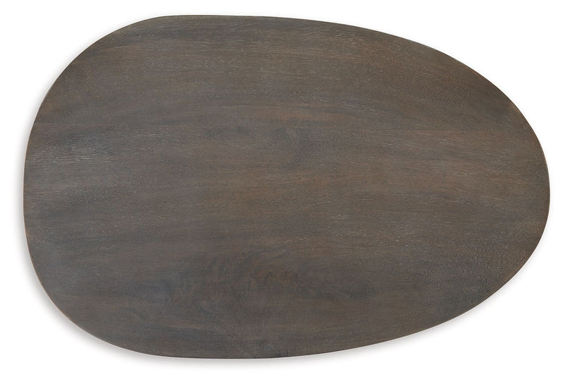 Cormmet - Accent Table - Brown / Black - R&R Furniture Gallery (Fountain Valley, CA)