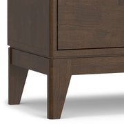 Harper - Low TV Media Stand - Walnut Brown - R&R Furniture Gallery (Fountain Valley, CA)