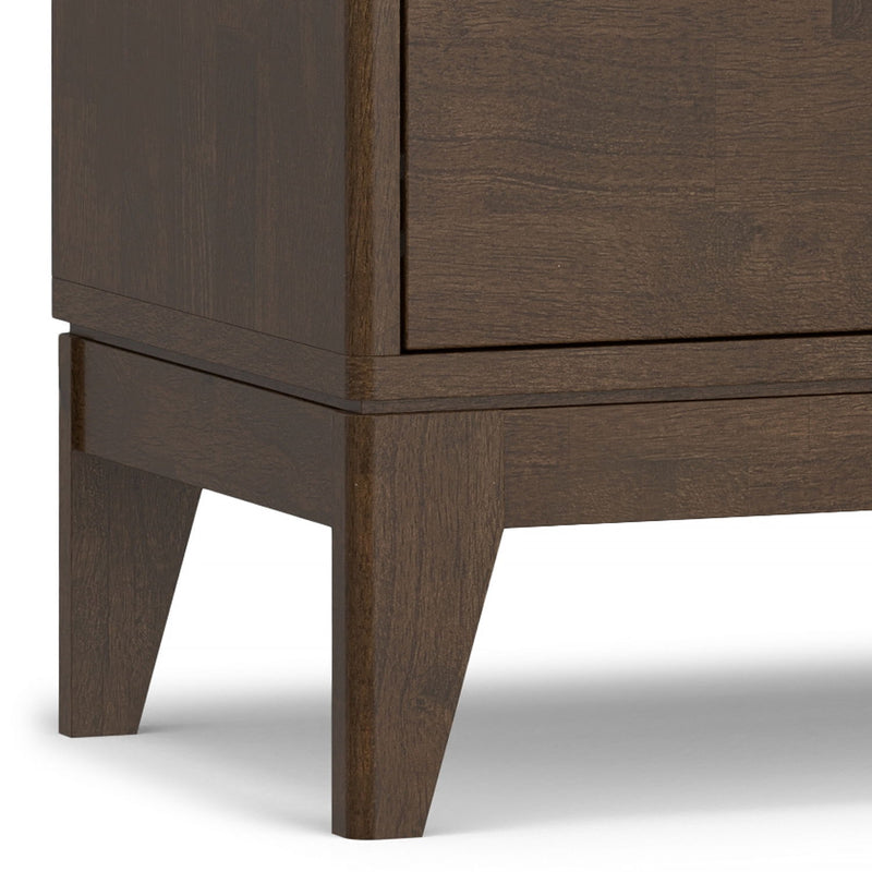 Harper - Low TV Media Stand - Walnut Brown - R&R Furniture Gallery (Fountain Valley, CA)