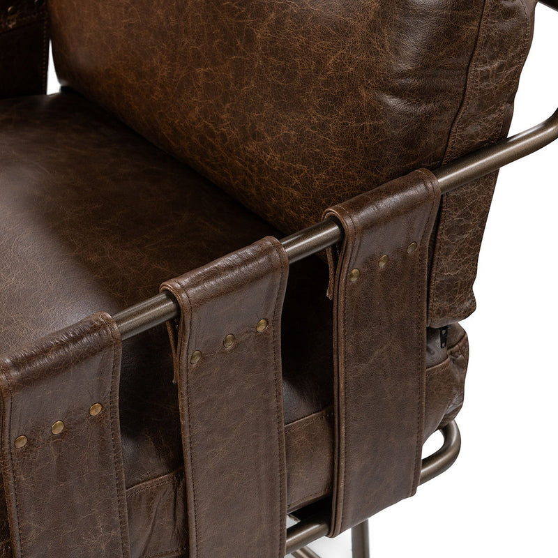 Strapling - Leather Dining Chair - R&R Furniture Gallery (Fountain Valley, CA)