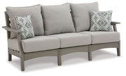 Visola - Sofa with Cushion - Gray - R&R Furniture Gallery (Fountain Valley, CA)
