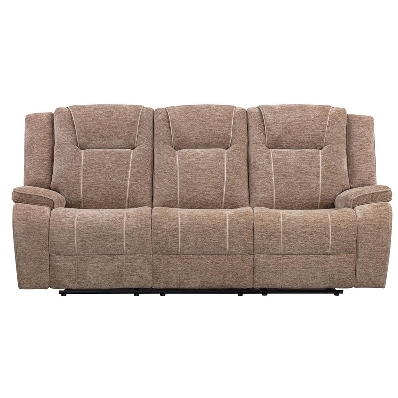 Bruno - Manual Sofa - Plush Tobacco
