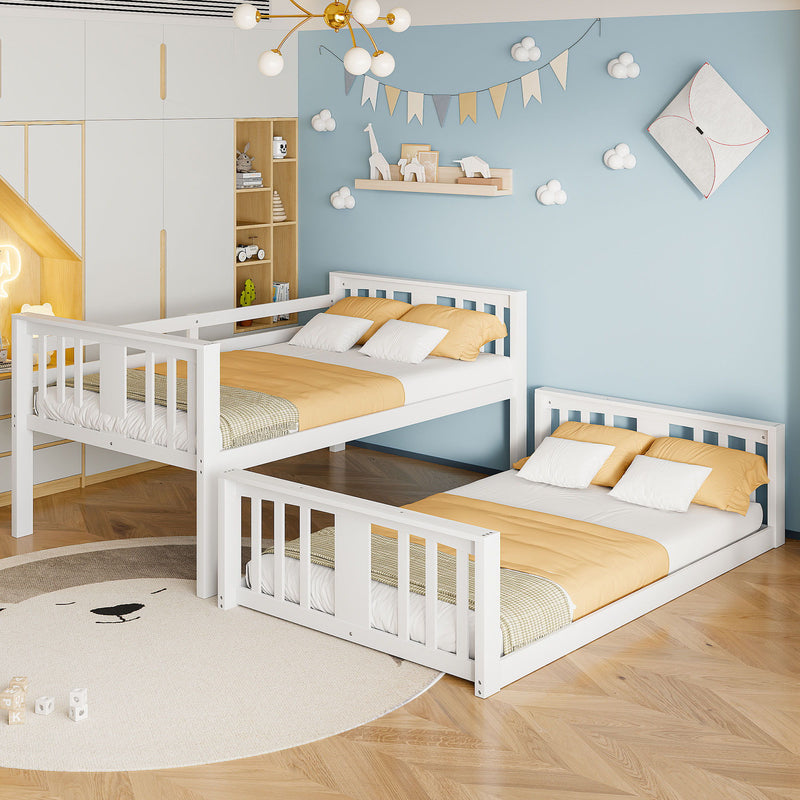 Solid Construction Bunk Bed & Ladder - R&R Furniture Gallery (Fountain Valley, CA)