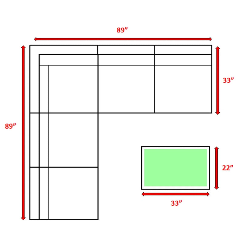 Comfortable Modern Patio Rattan Sectional Set With Cushions - R&R Furniture Gallery (Fountain Valley, CA)