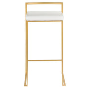 Lumi Source Fuji contemporary glam barstool with quality construction, featuring sleek design and modern style, shown in a set.