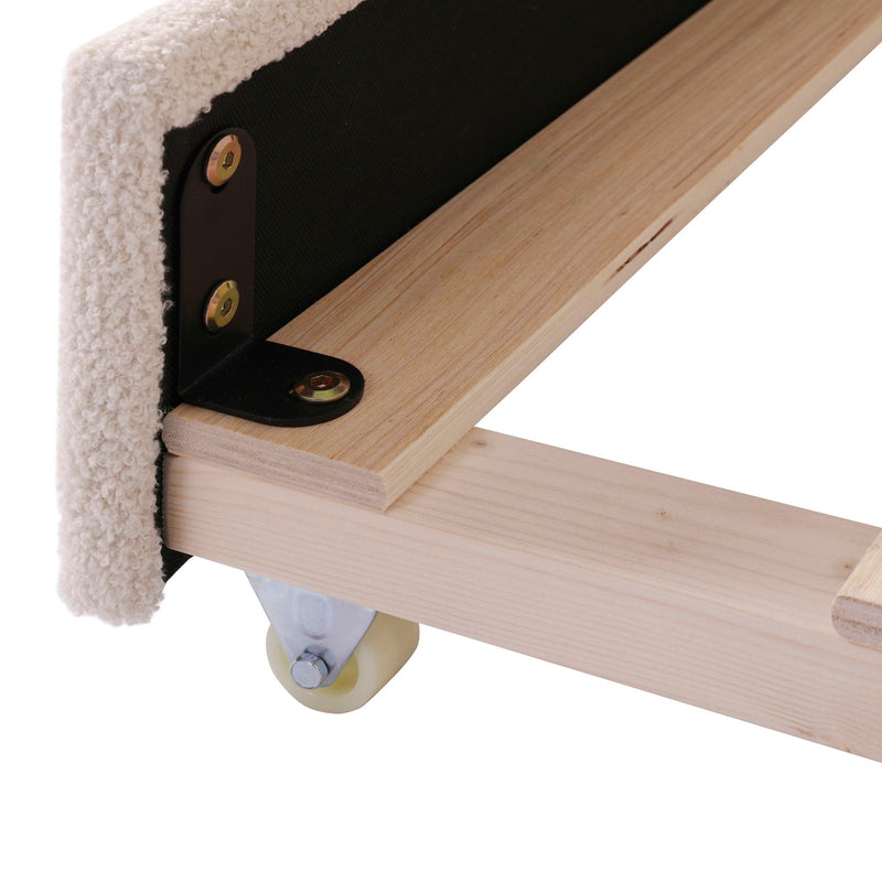 Upholstered Daybed With Storage Armrests, Trundle And Latest Integrated tooth Audio System - R&R Furniture Gallery (Fountain Valley, CA)