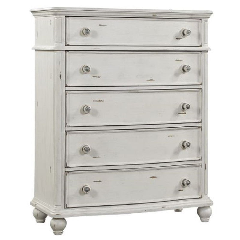 Jaqueline - Chest - Antique White - R&R Furniture Gallery (Fountain Valley, CA)