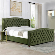 Marcella - Upholstered Shelter Headboard Bed Set - R&R Furniture Gallery (Fountain Valley, CA)