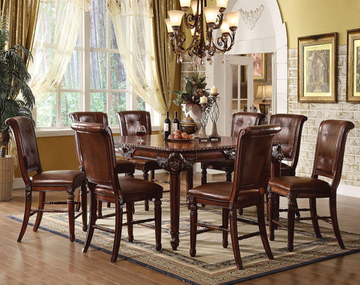 Winfred - Counter Height Table - Cherry - R&R Furniture Gallery (Fountain Valley, CA)