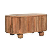 Soba - Ball Lid Up Coffee Table - Oak - R&R Furniture Gallery (Fountain Valley, CA)