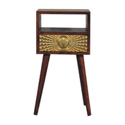 Eden - Mini Nightstand - Chestnut - R&R Furniture Gallery (Fountain Valley, CA)