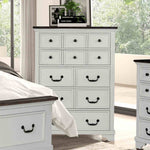 Chest, White/Dark Brown - FM79014WH-C