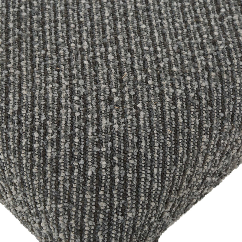 Bowtie - Charcoal Fabric Bench