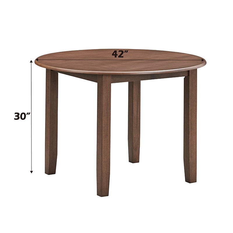 Ferris - Round Dining Table - Brown - R&R Furniture Gallery (Fountain Valley, CA)