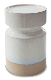 Hurston - Candle Holder Set (Set of 3) - Ivory / Brown - R&R Furniture Gallery (Fountain Valley, CA)