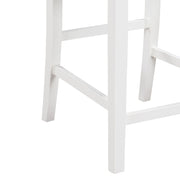 Graham - 3 Piece Small Space Counter Height Dining Table With Shelves And 2 Chairs (Set of 3) - R&R Furniture Gallery (Fountain Valley, CA)