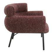 Mardi - Chair - Maroon Tweed - R&R Furniture Gallery (Fountain Valley, CA)