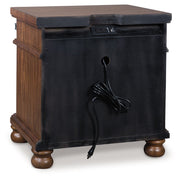 Rowlenstown - Three Drawer Night Stand - R&R Furniture Gallery (Fountain Valley, CA)