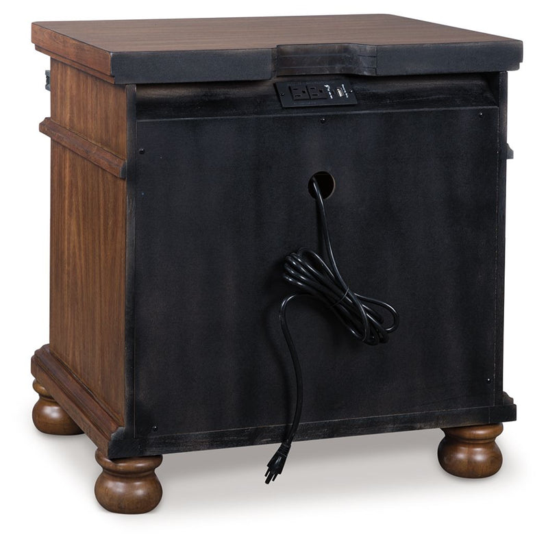 Rowlenstown - Three Drawer Night Stand - R&R Furniture Gallery (Fountain Valley, CA)