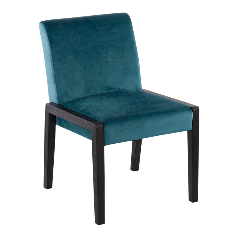Pair of Lumi Source Carmen contemporary elegant design chairs, set of 2, with sleek modern style and comfortable seating.