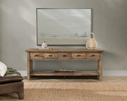 Talladega - Console Table - Natural Pine - R&R Furniture Gallery (Fountain Valley, CA)