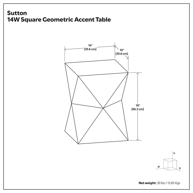 Sutton - Side Table - Natural - R&R Furniture Gallery (Fountain Valley, CA)