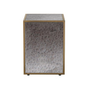 Lana - Mirrored Side Table - Antique Mirror - R&R Furniture Gallery (Fountain Valley, CA)