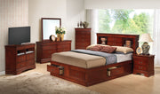 Traditional Style Bookcase Storage Bed - R&R Furniture Gallery (Fountain Valley, CA)