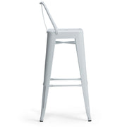 Rayne - Curved Back Metal Stool (Set of 2) - R&R Furniture Gallery (Fountain Valley, CA)