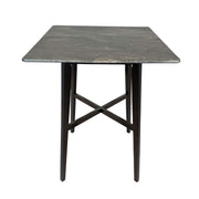 Modern Noble House bar height dining table with rubberwood legs and laminate tabletop, perfect for casual dining spaces.