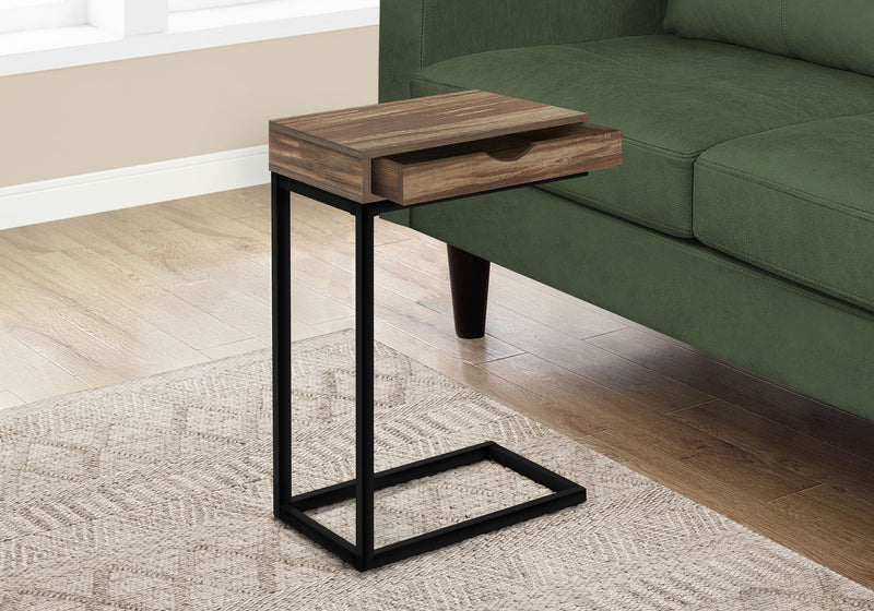 Accent Table, C - Shaped Contemporary Elegant Desig - R&R Furniture Gallery (Fountain Valley, CA)