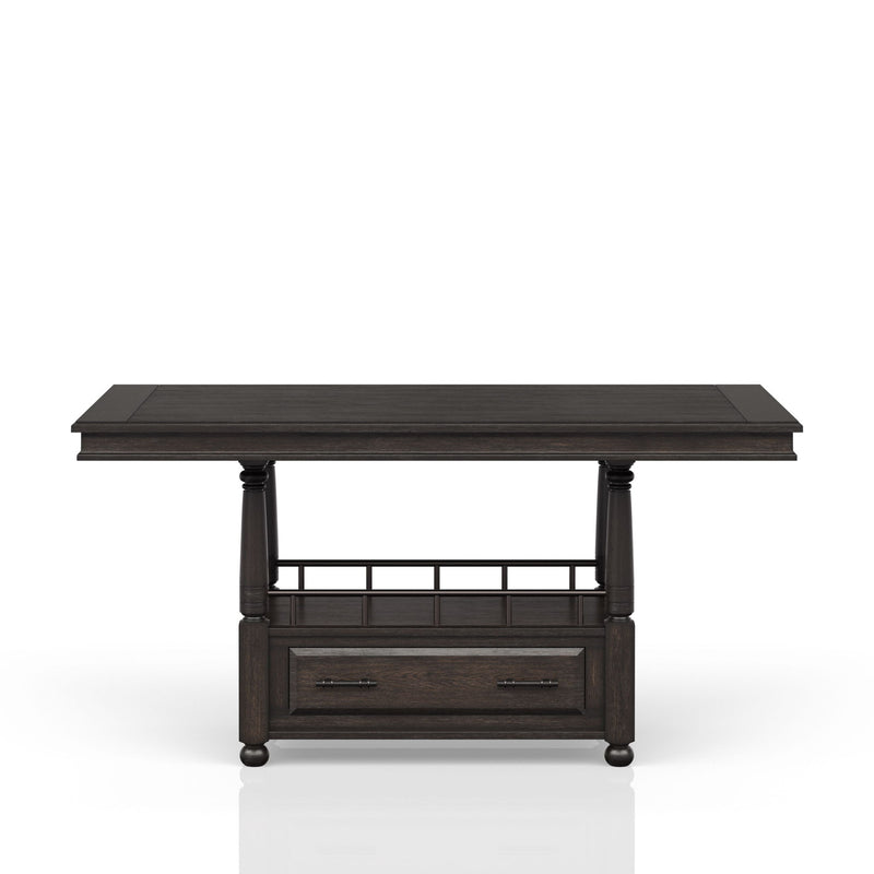 Counter Height Dining Table - Coffee - R&R Furniture Gallery (Fountain Valley, CA)