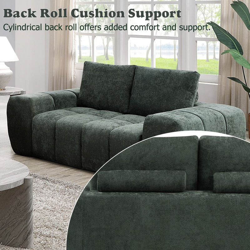 Medwin - Loveseat - Green - R&R Furniture Gallery (Fountain Valley, CA)