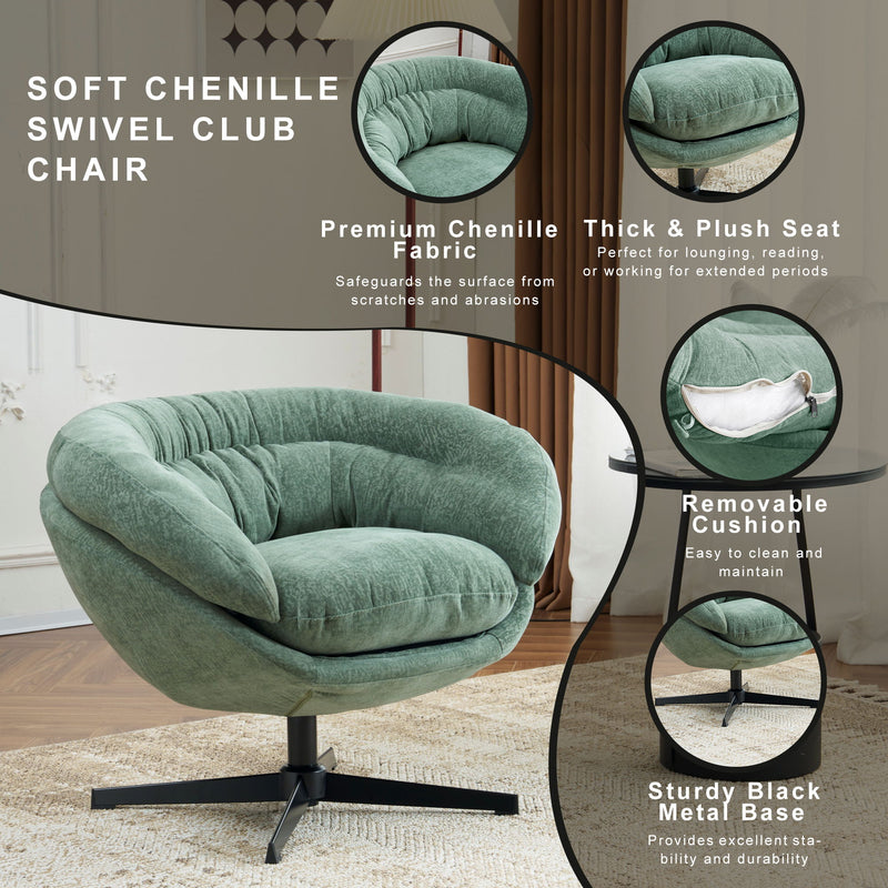 Modern Office Chair With 360 Degree Swivel - R&R Furniture Gallery (Fountain Valley, CA)