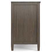 Ela - Medium TV Stand - Smoky Brown - R&R Furniture Gallery (Fountain Valley, CA)