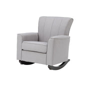 Denzell - Rocking Chair - Light Gray Linen - R&R Furniture Gallery (Fountain Valley, CA)