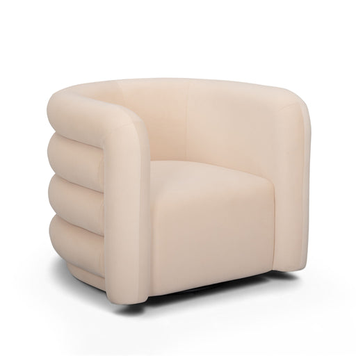 Curves - Velvet Swivel Accent Chair - R&R Furniture Gallery (Fountain Valley, CA)